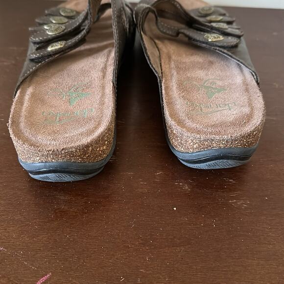 Dansko  | Janie Bronze Metallic Sandals Size 41 - Picture 5 of 10